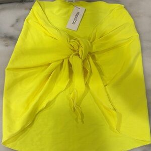 Montce Neon Yellow Swim Sarong small/medium